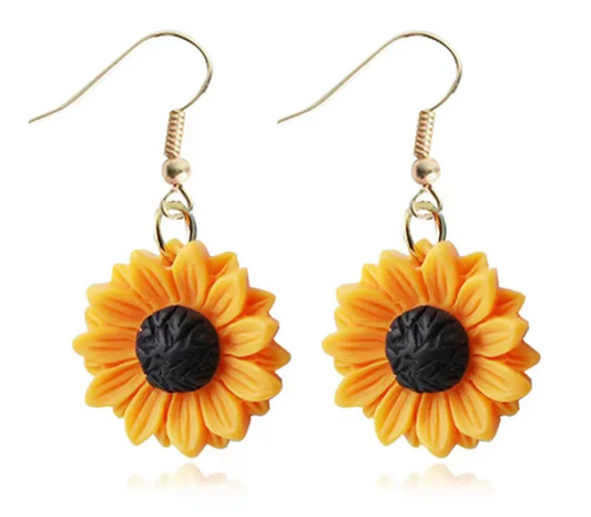 Earrings - Sunflowers