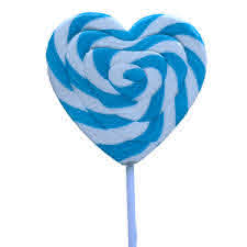 Blue 85g Heart Pop
