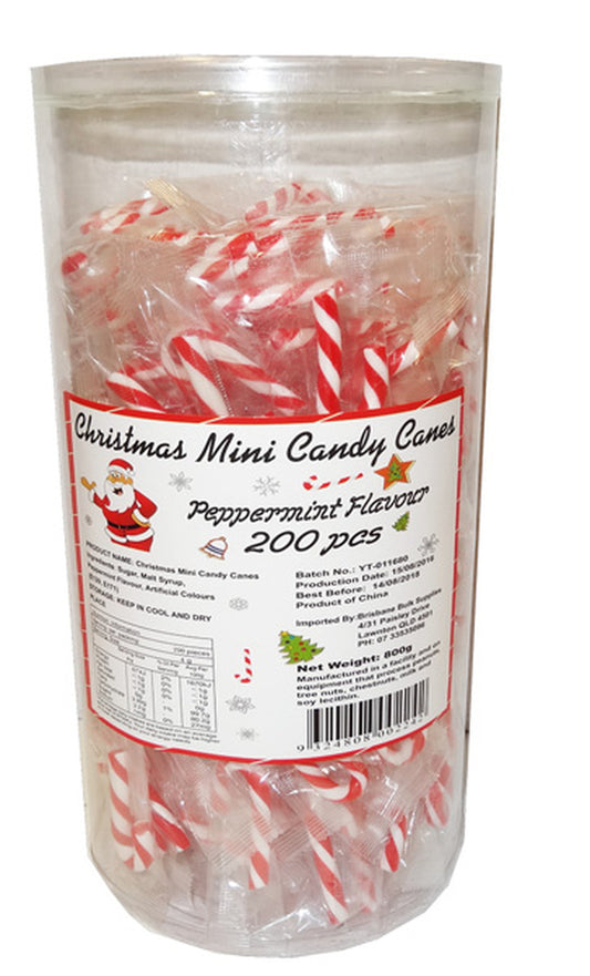 Christmas Candy Canes Mini  4g