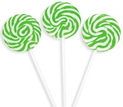 Green 12g Swirly Pop
