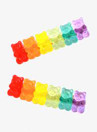Hairclip - Gummy Bear Multi