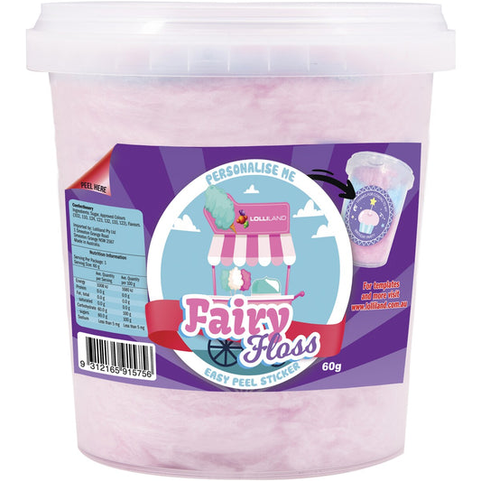 Fairy Floss Tub Large 2 Litre Tub (100g)