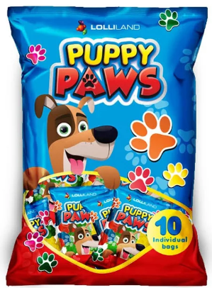 Puppy Paws 25g 10 pack