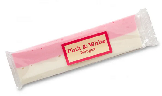 Real Candy Co Pink and White Nougat 150g