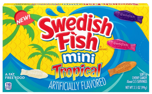 Swedish Fish Theatre Box - Mini Tropical 99g