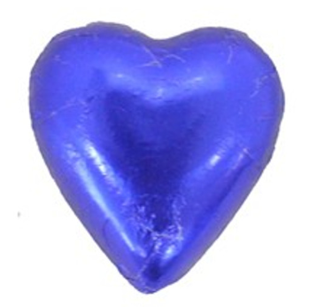 Chocolate Hearts Belgian - Blue