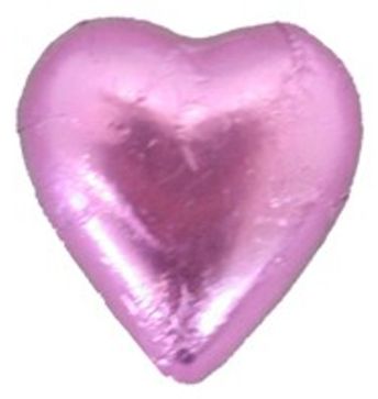 Chocolate Hearts Belgian - Light Pink