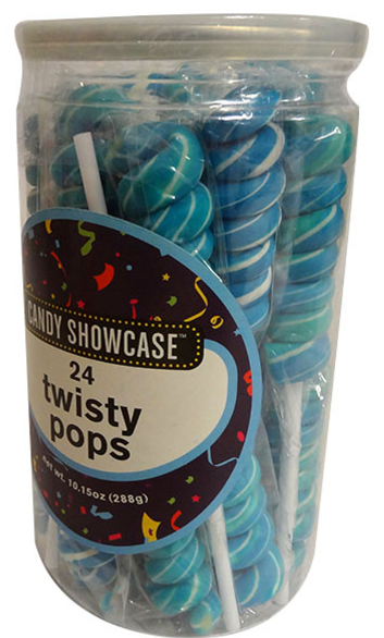 Blue 12g Twisty Pop