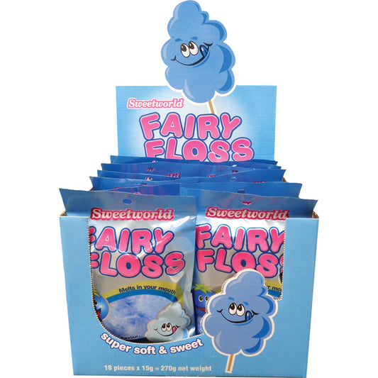 Sweetworld Fairy Floss Blueberry 15g