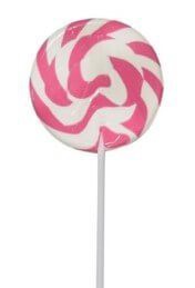Pink 85g Mega Swirly Pop