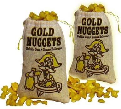 Gold Nugget Bubble Gum