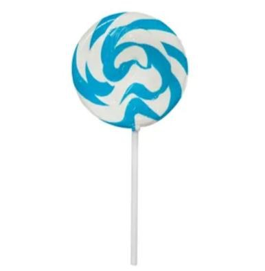 Blue 50g Swirly Pop