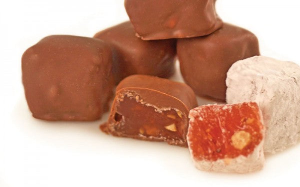 Dark Turkish Delight With Almonds