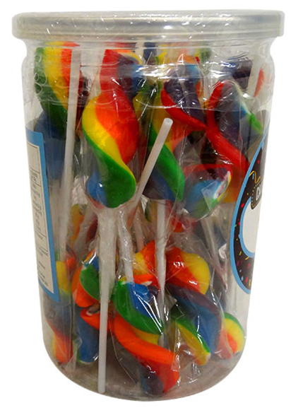 Rainbow 20g Twirly Pop