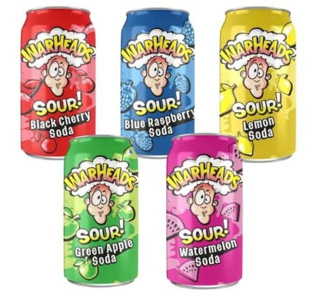 Warheads Sour Soda 355ml